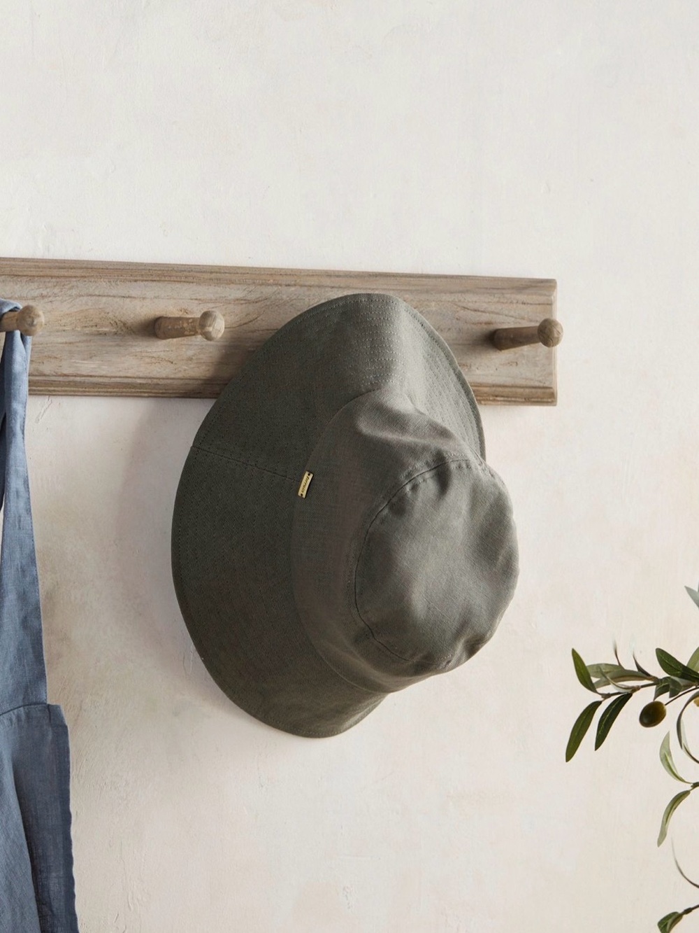NWT Terrain Olive Green Cotton Canvas Bucket Hat from Anthropologie